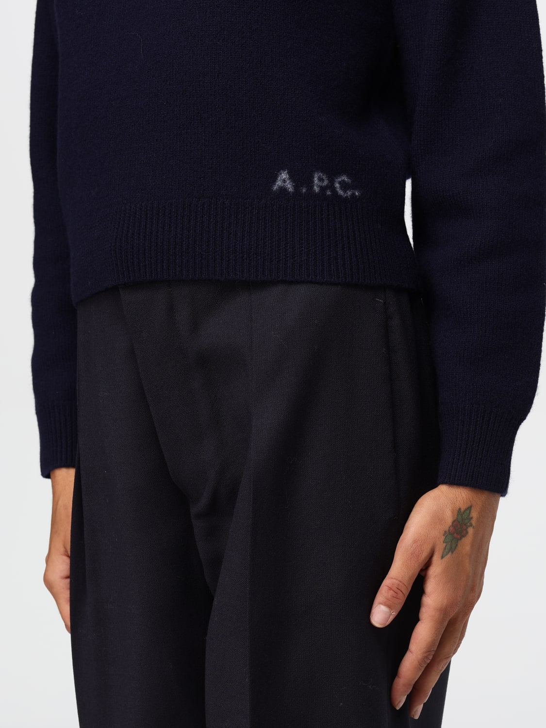 A.P.C. PULLOVER: Pullover damen A.P.C., Blau - Img 3