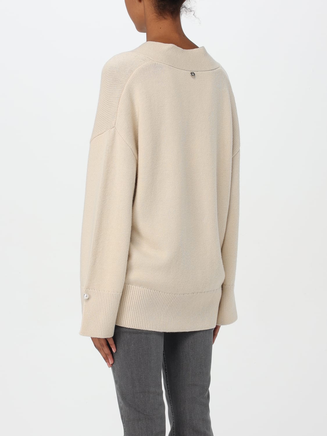 LIU JO SWEATER: Sweater woman Liu Jo, White - Img 2