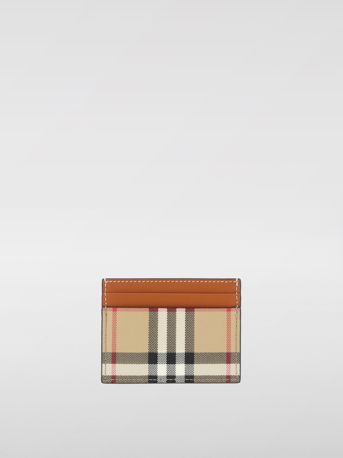 BURBERRY WALLET: Case woman Burberry, Beige - Img 2