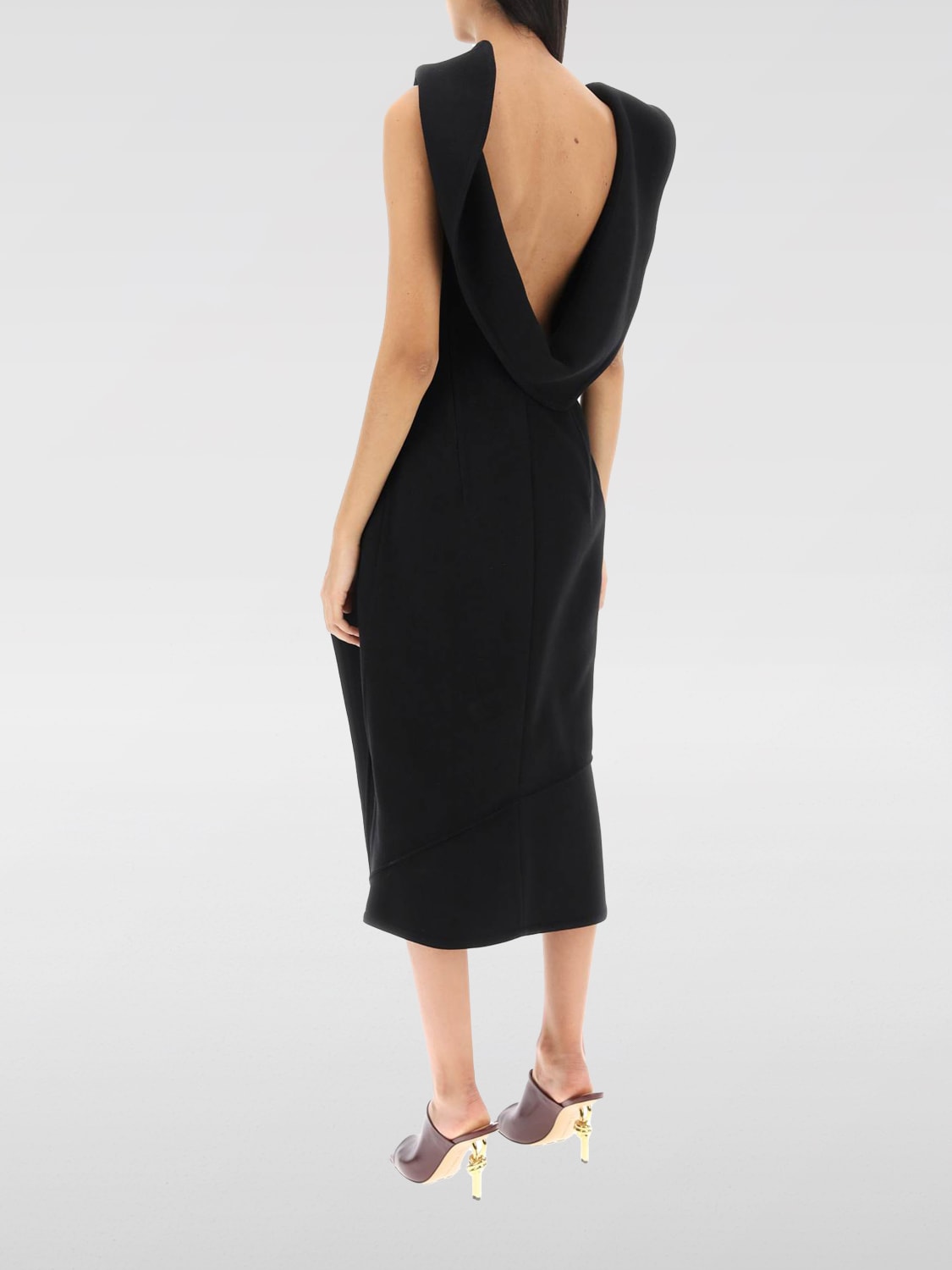 BOTTEGA VENETA DRESS: Dress woman Bottega Veneta, Black - Img 2