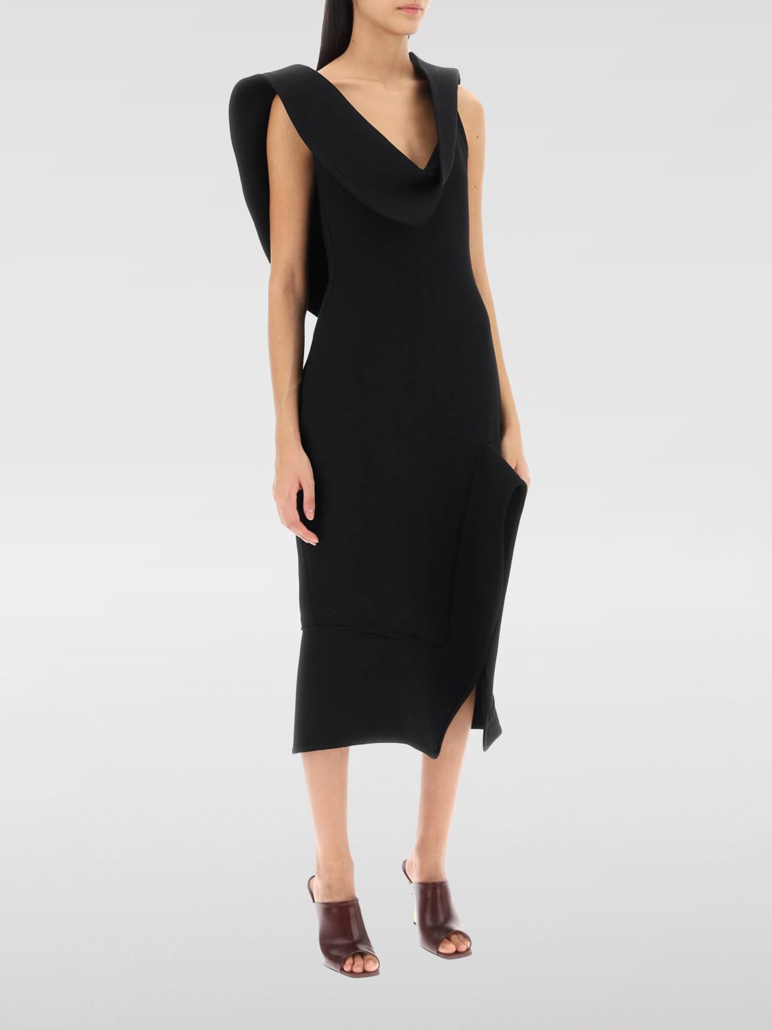 BOTTEGA VENETA DRESS: Dress woman Bottega Veneta, Black - Img 3