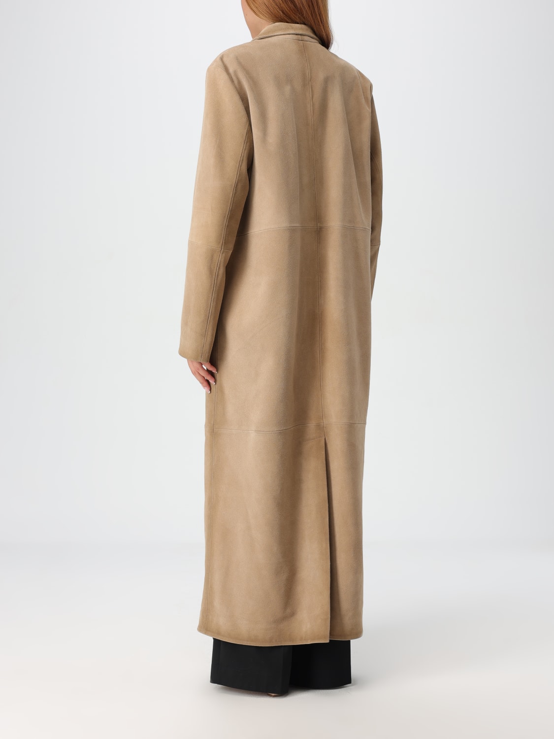 ALYSI COAT: Coat woman Alysi, Sand - Img 2