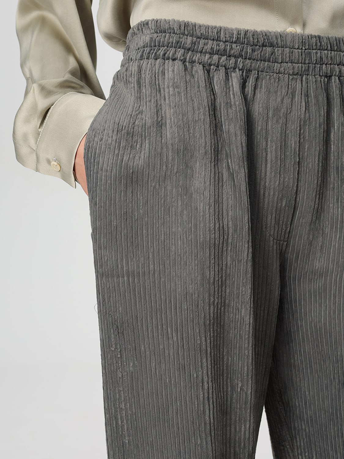 ALYSI PANTALON: Pantalon femme Alysi, Gris Fumé - Img 5