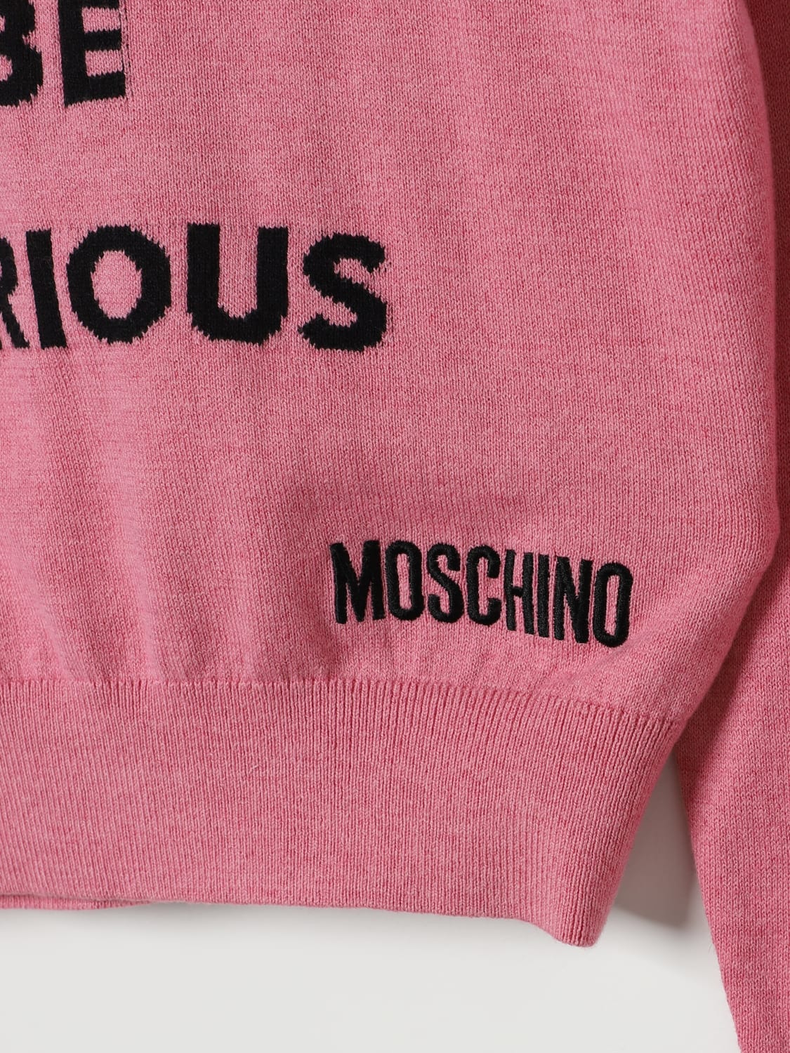 MOSCHINO 스웨터: 스웨터 남아 Moschino, 핑크 - Img 3