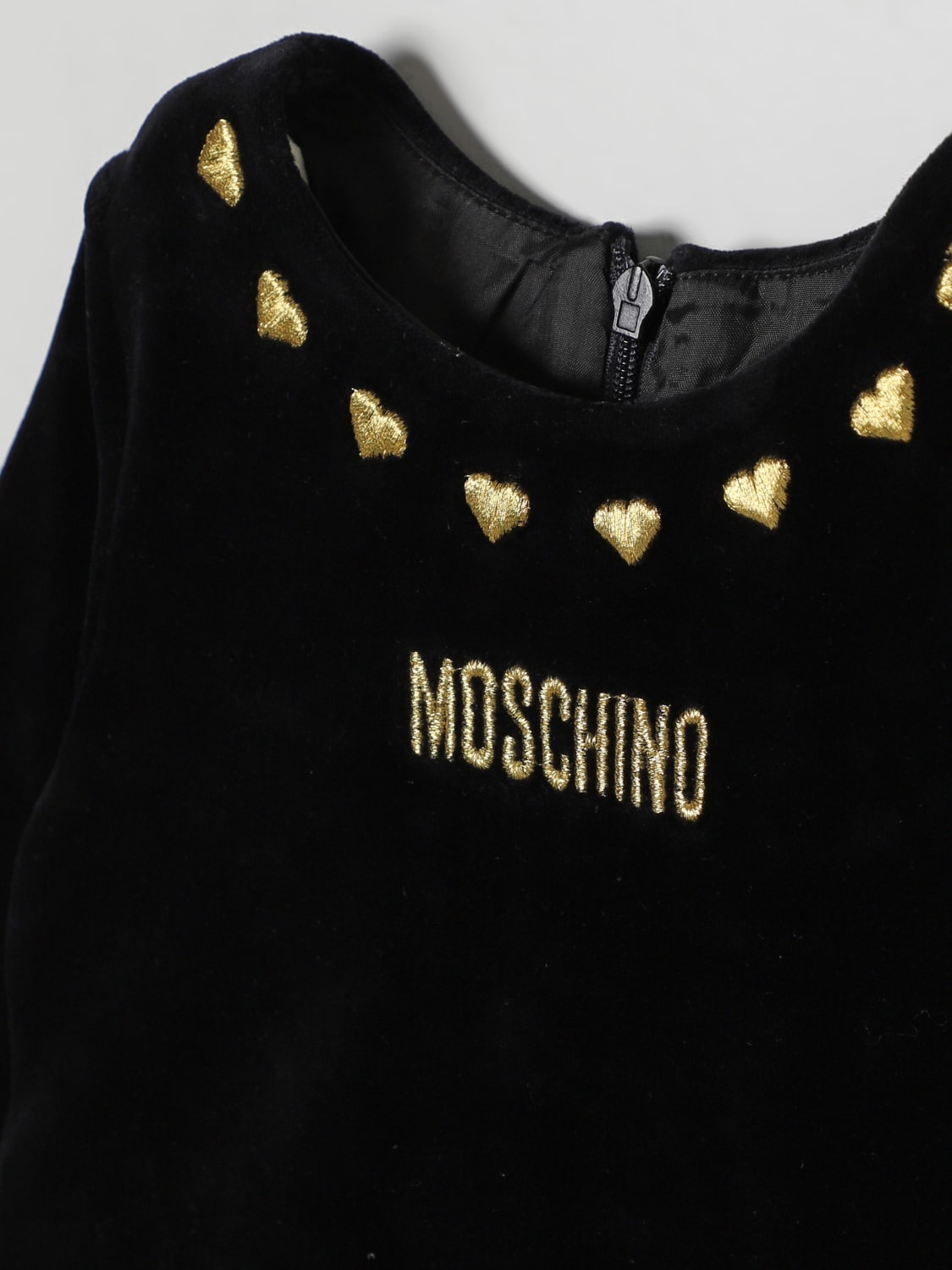 MOSCHINO 롬퍼: 롬퍼 남아 Moschino, 블랙 - Img 3