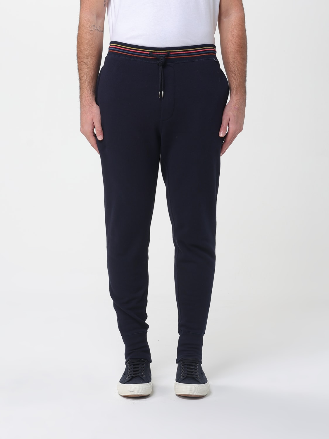 PAUL SMITH PANTS: Sweat men Paul Smith, Blue - Img 1