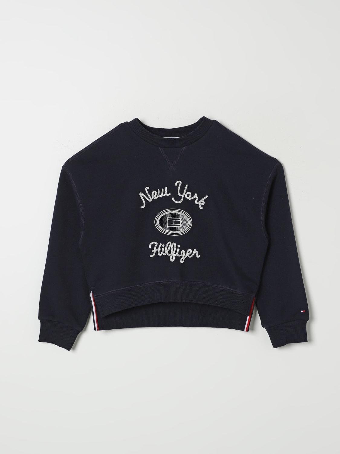 TOMMY HILFIGER SWEATER: Sweater kids Tommy Hilfiger, Blue - Img 1