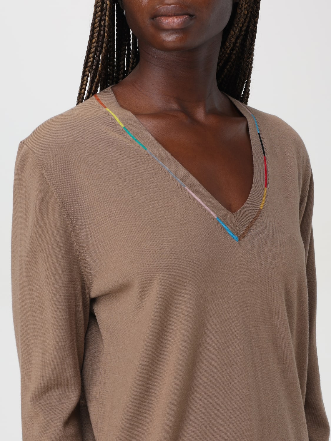 PAUL SMITH SWEATER: Sweater woman Paul Smith, Beige - Img 3