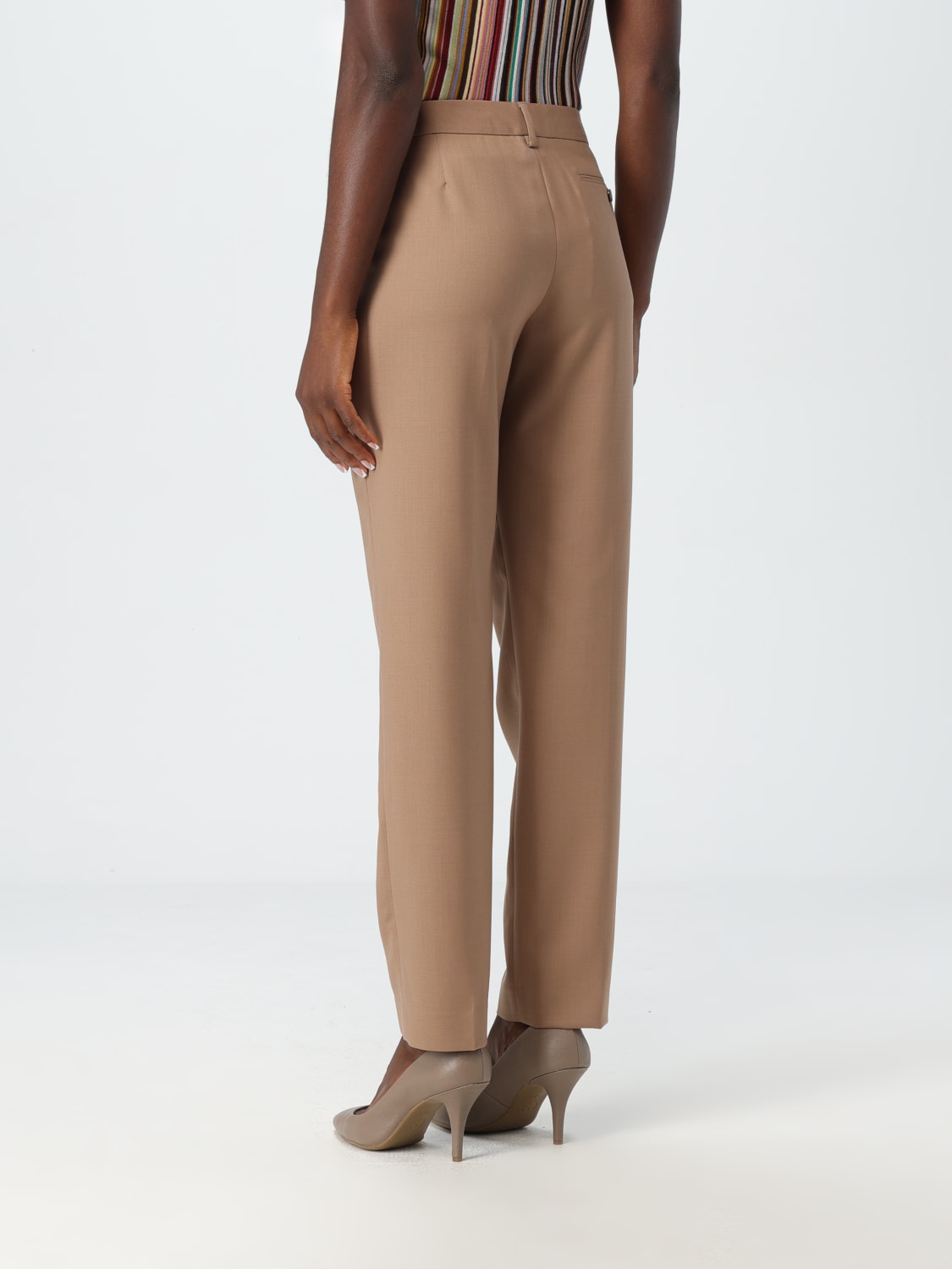 PAUL SMITH PANTS: Pants woman Paul Smith, Beige - Img 2