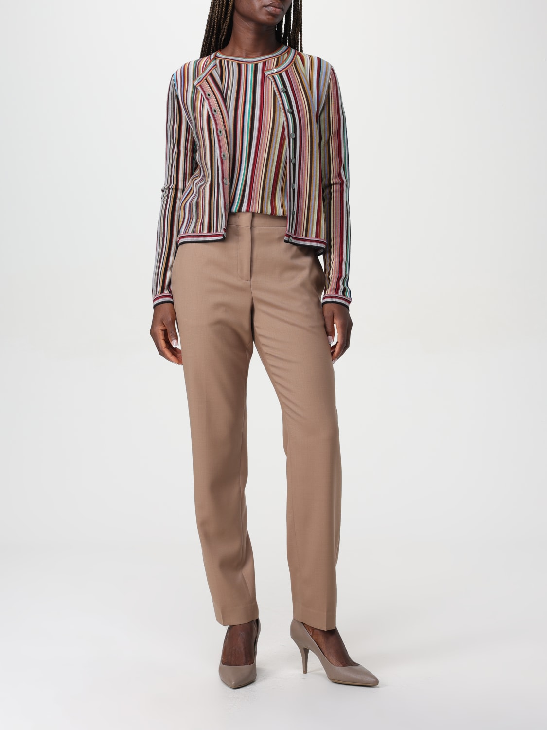 PAUL SMITH カーディガン: セーター レディース Paul Smith, マルチカラー - Img 2