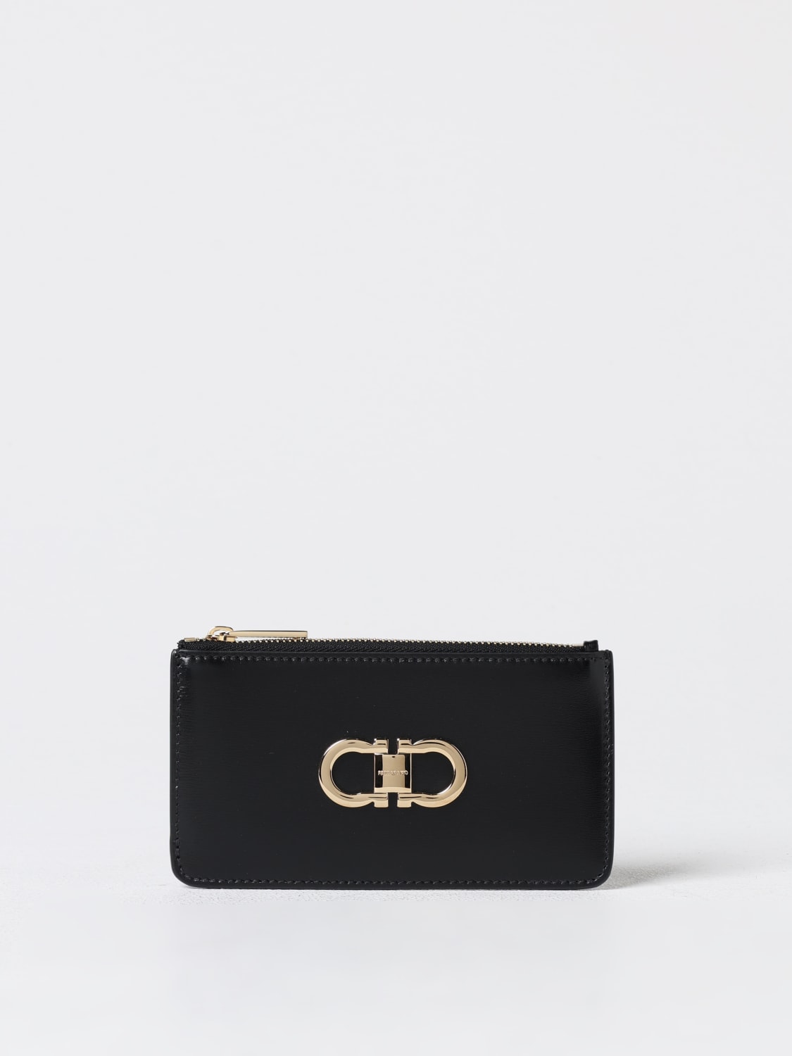 FERRAGAMO WALLET: Wallet woman Ferragamo, Black - Img 1