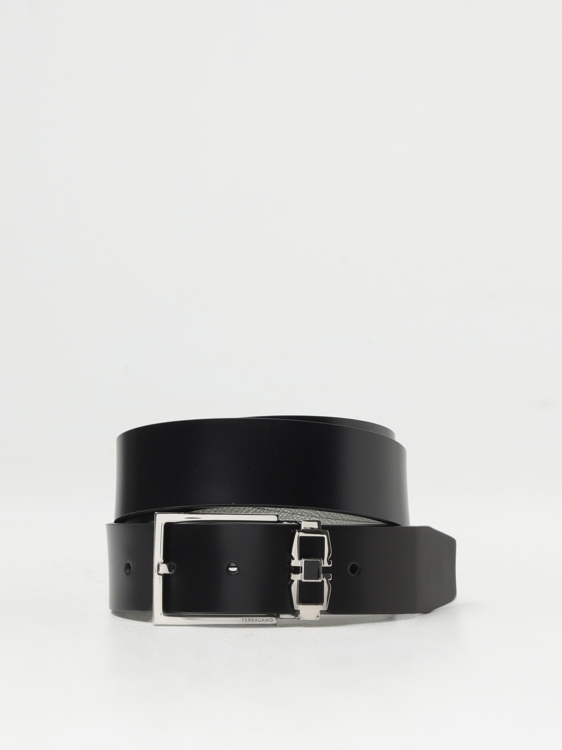 Ferragamo belt men black best sale