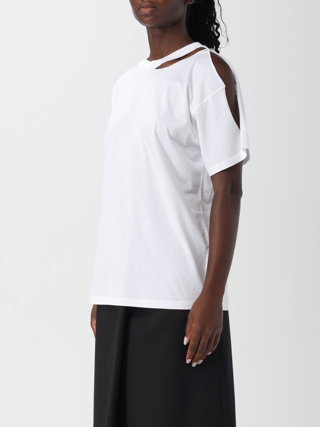 MM6 MAISON MARGIELA T-SHIRT: T-shirt woman Mm6 Maison Margiela, White - Img 4