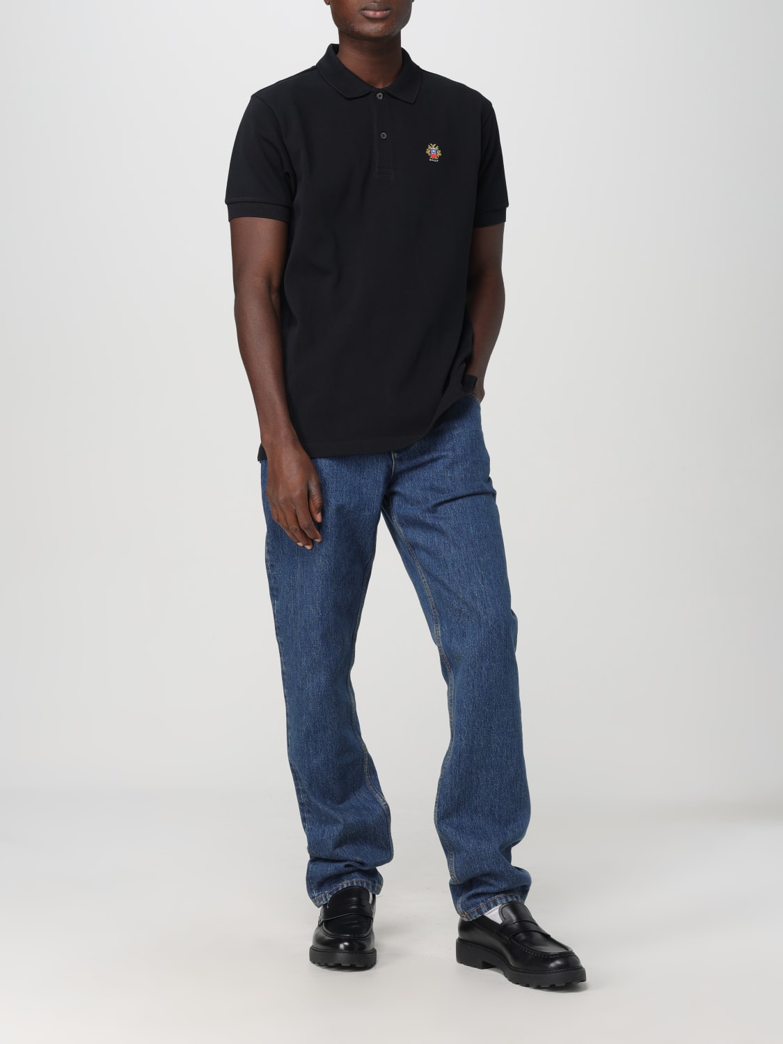 BALLY POLO SHIRT: Polo shirt men Bally, Black - Img 2