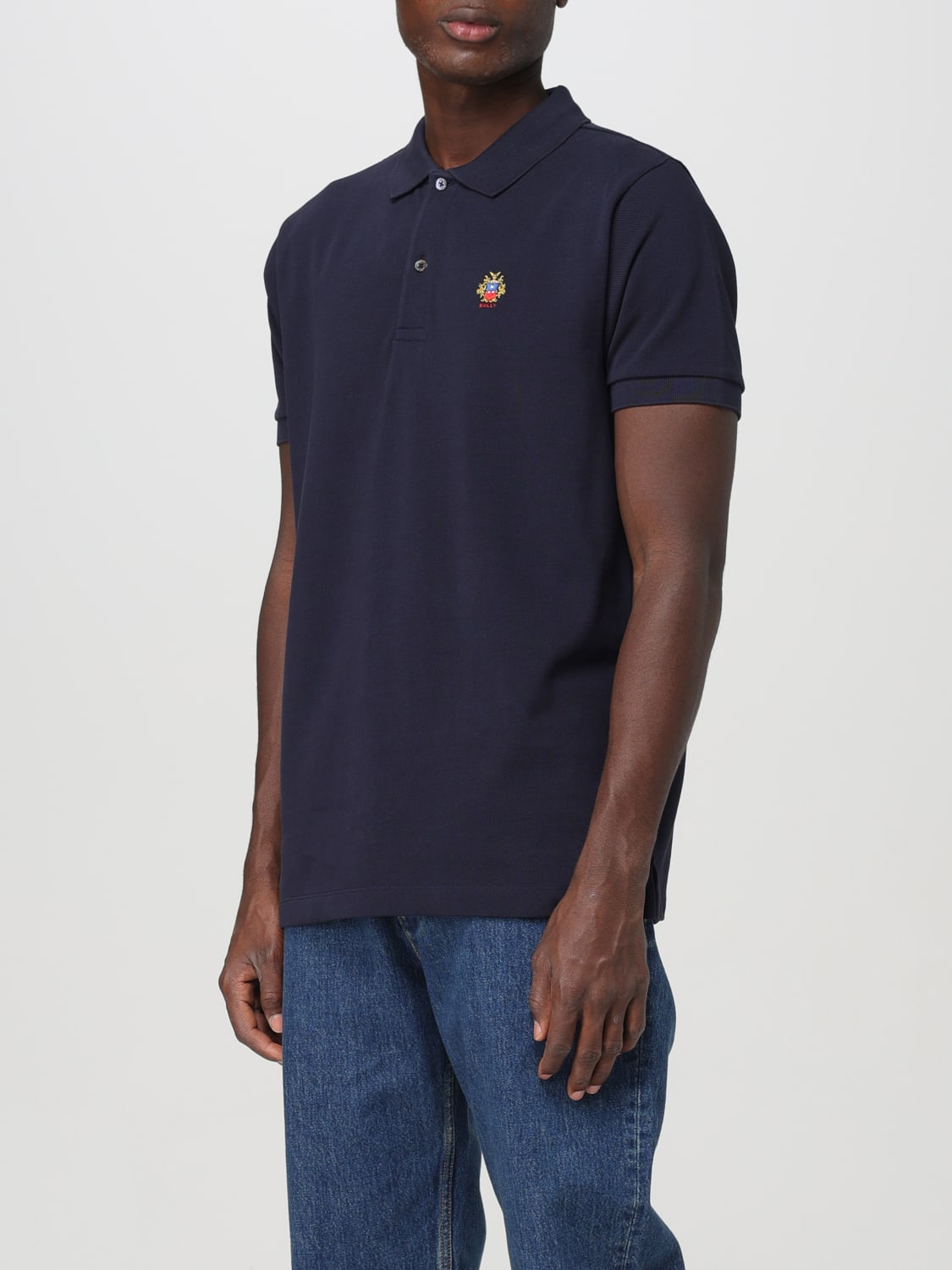 BALLY POLO SHIRT: Polo shirt men Bally, Blue - Img 4