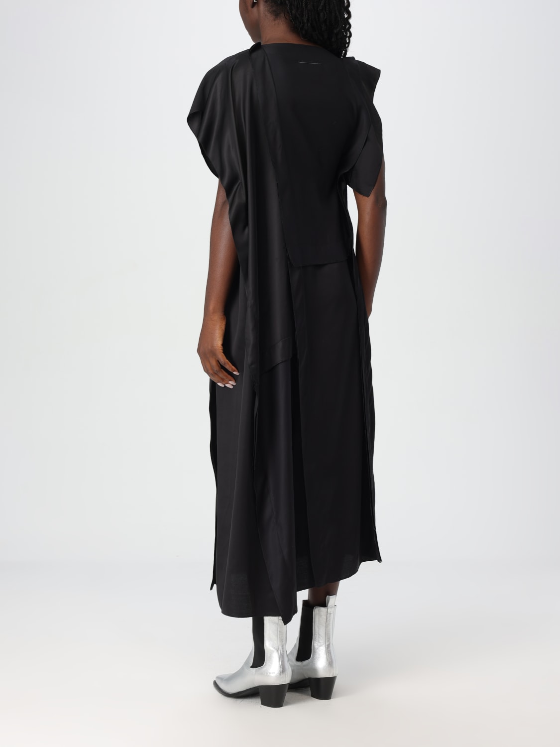 MM6 MAISON MARGIELA: Dress woman - Black | Mm6 Maison Margiela