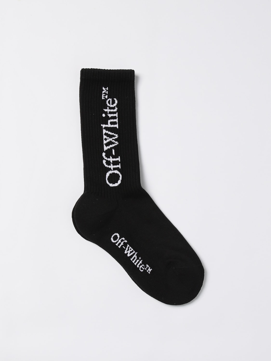 OFF-WHITE SOCKS: Socks woman Off-white, Black - Img 1