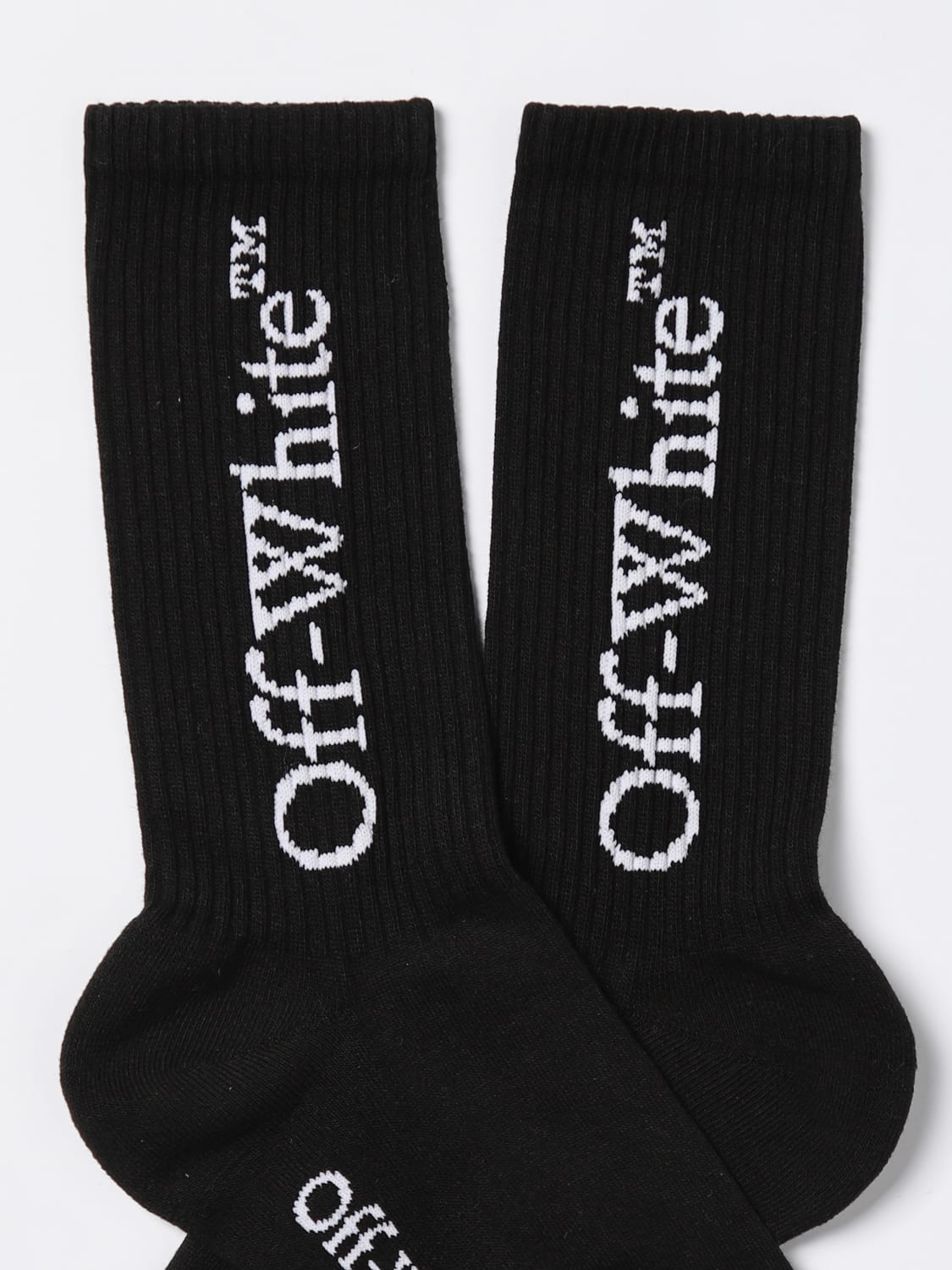 OFF-WHITE SOCKS: Socks woman Off-white, Black - Img 2