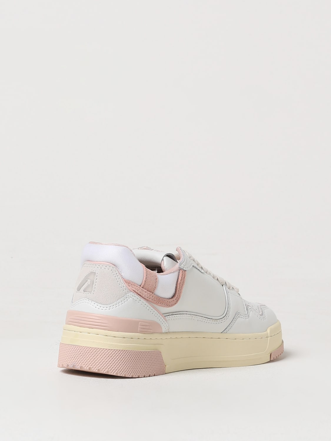 AUTRY SNEAKERS: Sneakers CLC Autry in pelle e mesh , Rosa - Img 3