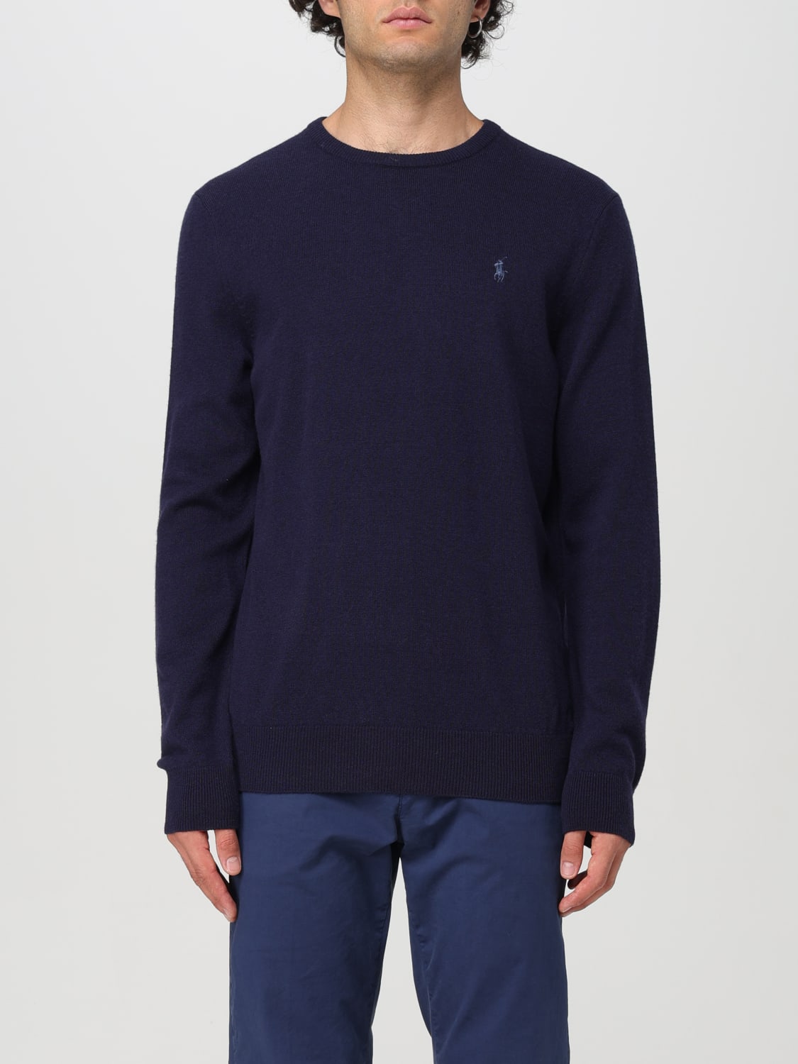 POLO RALPH LAUREN SWEATER: Sweater men Polo Ralph Lauren, Blue - Img 1