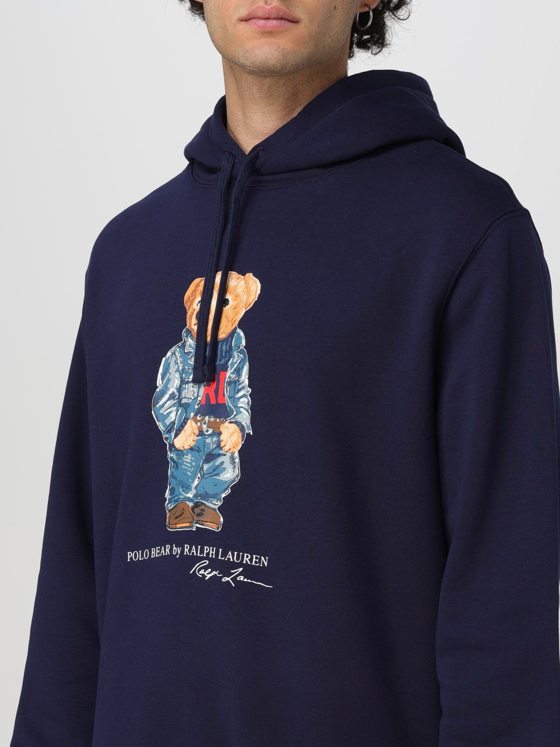 POLO RALPH LAUREN SWEATSHIRT: Sweatshirt men Polo Ralph Lauren, Blue - Img 3