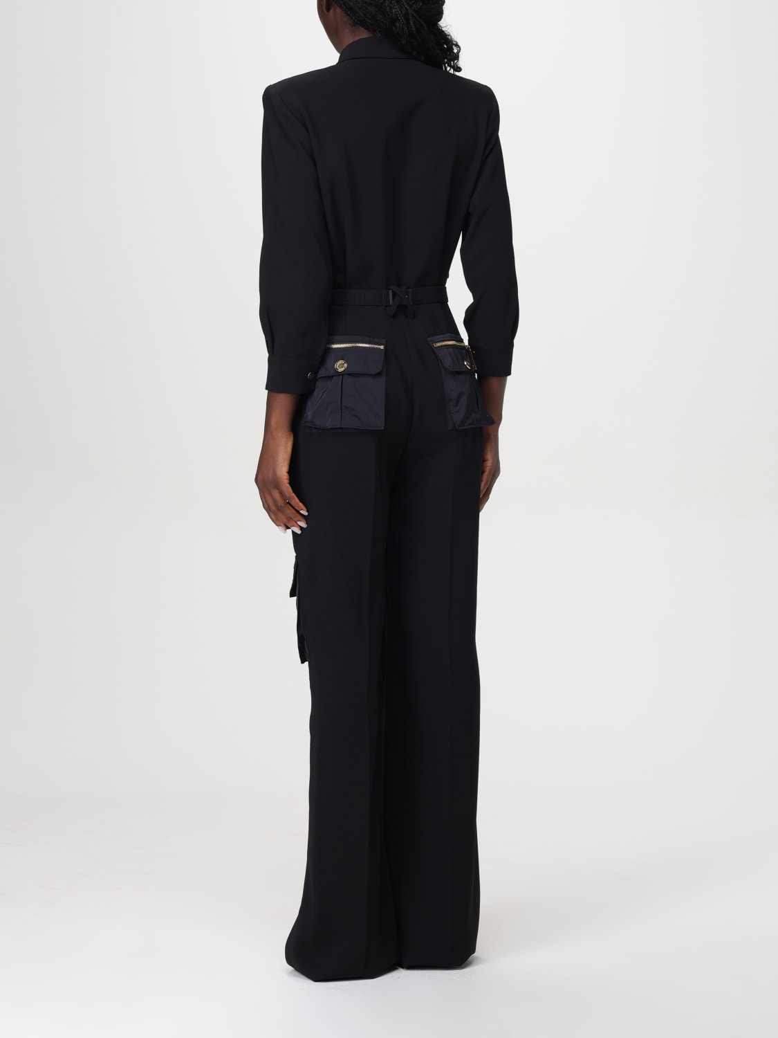 ELISABETTA FRANCHI JUMPSUITS: Pants woman Elisabetta Franchi, Black - Img 2