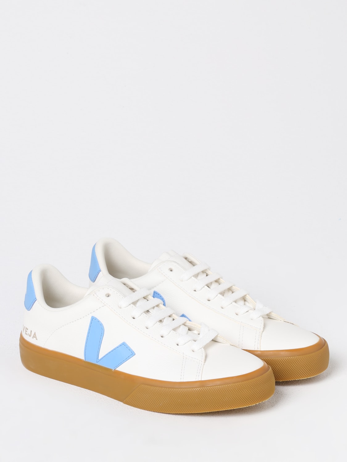 VEJA SNEAKERS: Sneakers Campo Veja in pelle a grana , Bianco - Img 2