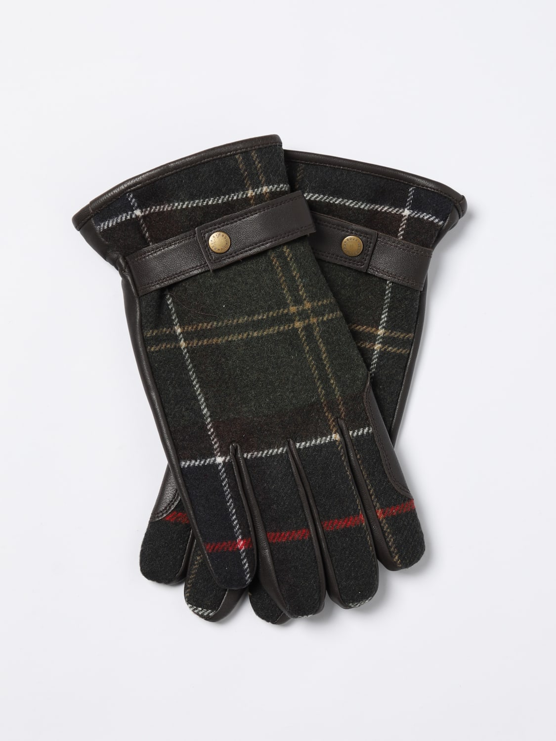 BARBOUR GLOVES: Gloves men Barbour, Green - Img 1