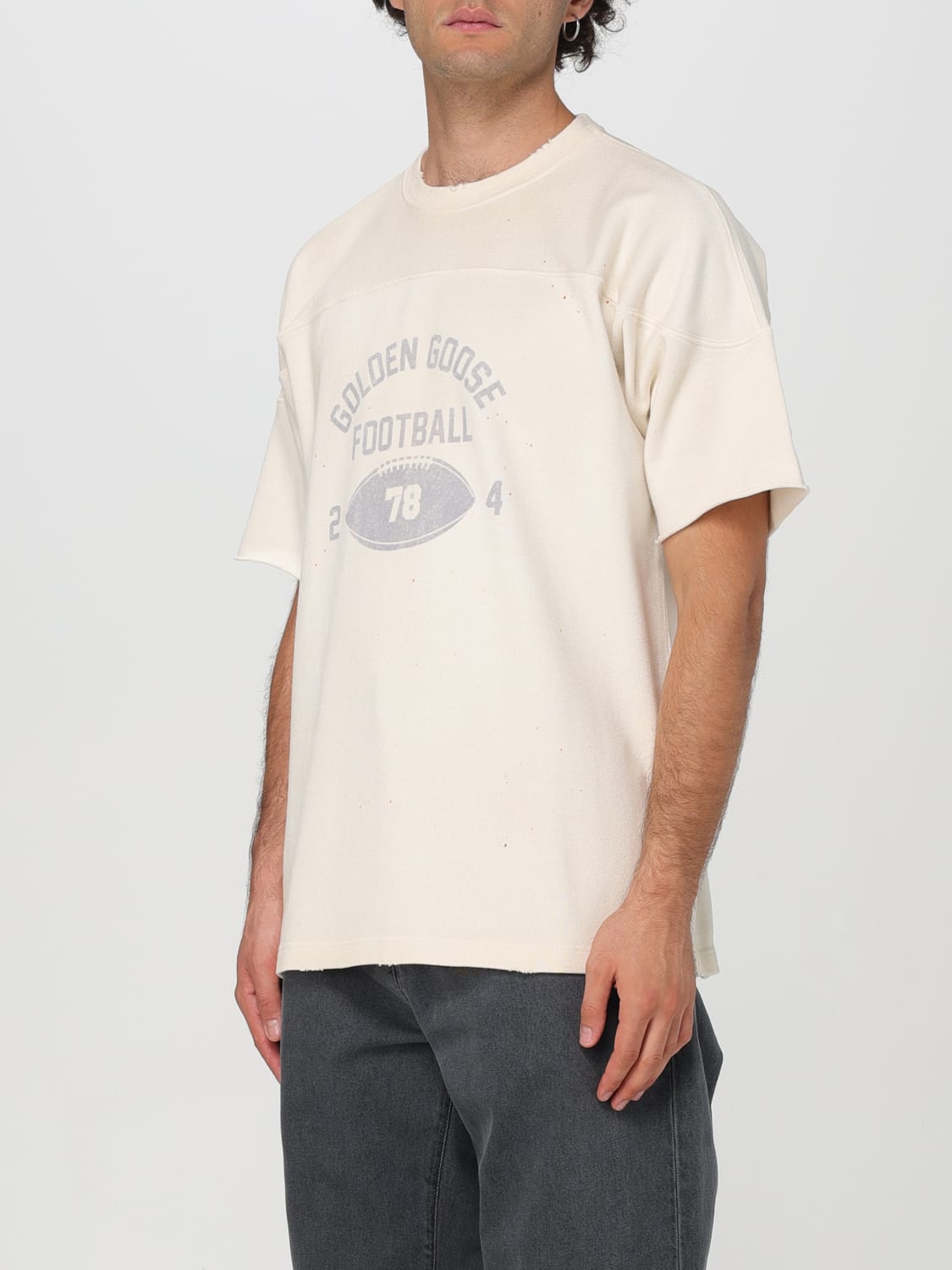 GOLDEN GOOSE T-SHIRT: T-shirt men Golden Goose, White - Img 3