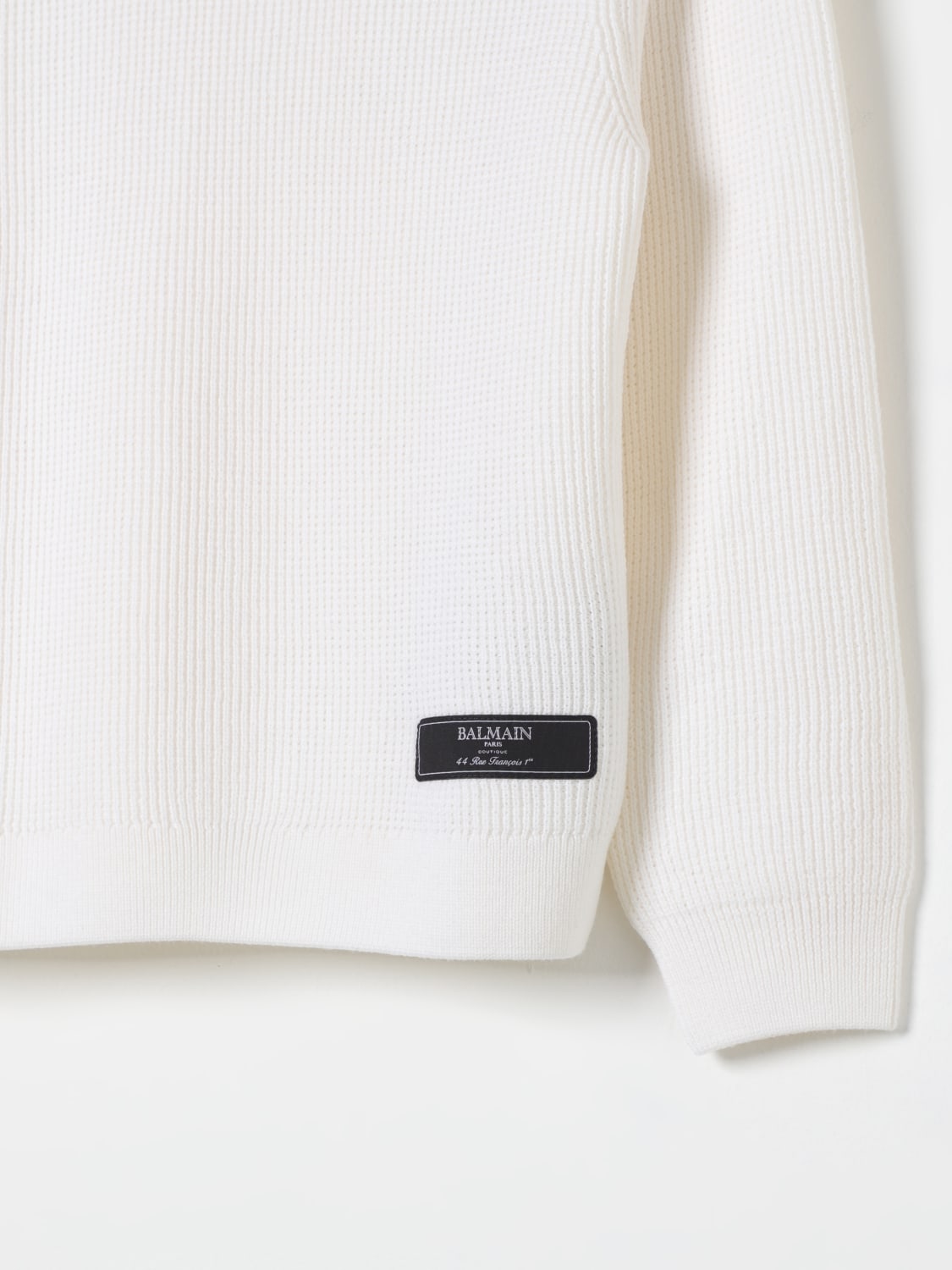 BALMAIN SWEATER: Sweater kids Balmain, White - Img 3