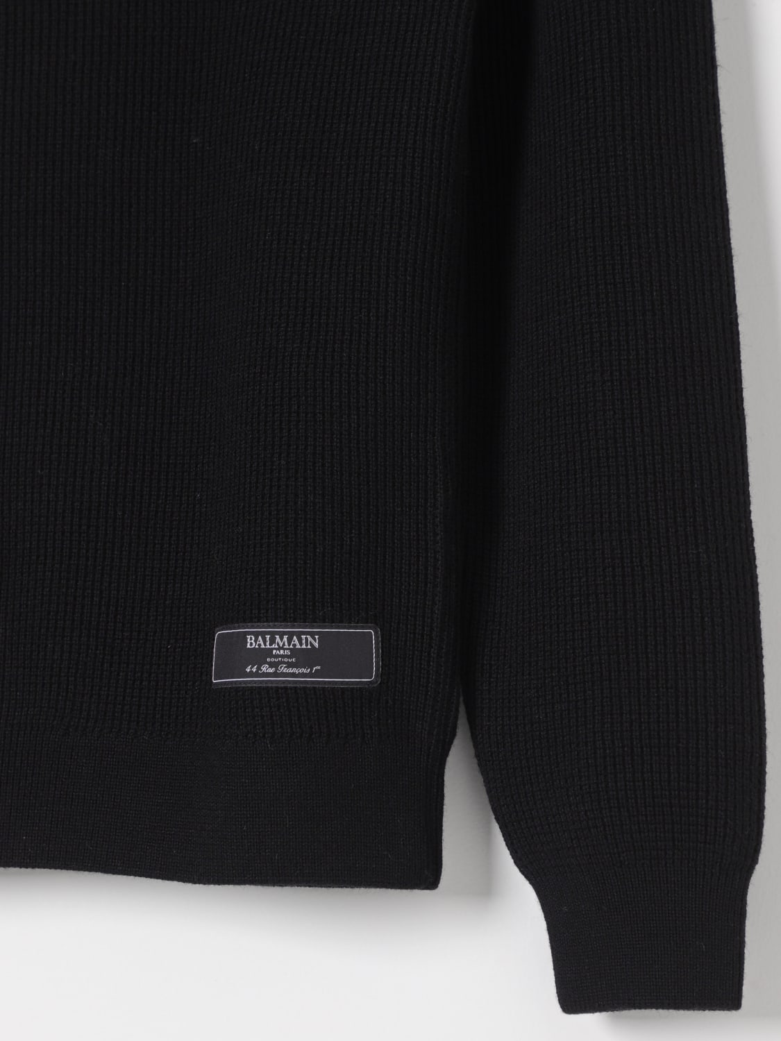 BALMAIN JERSEY: Jersey niños Balmain, Negro - Img 3