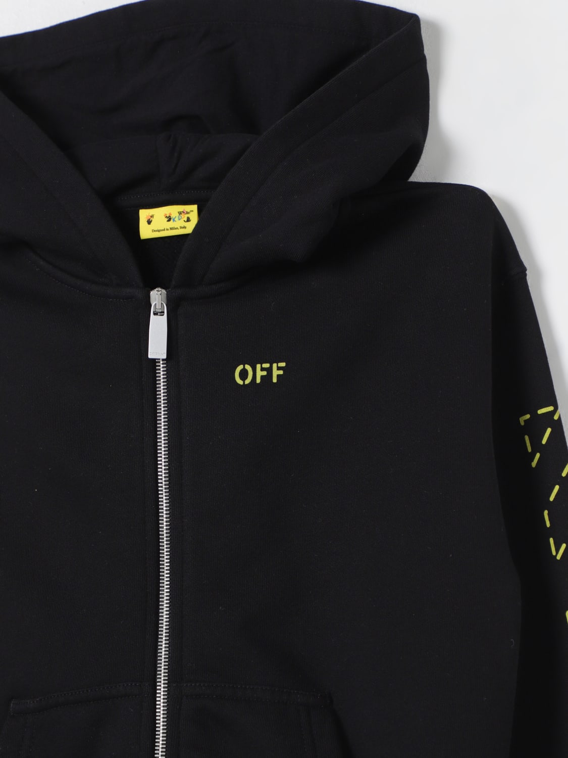 OFF-WHITE KIDS 스웨터: 스웨터 남아 Off-white Kids, 블랙 - Img 3