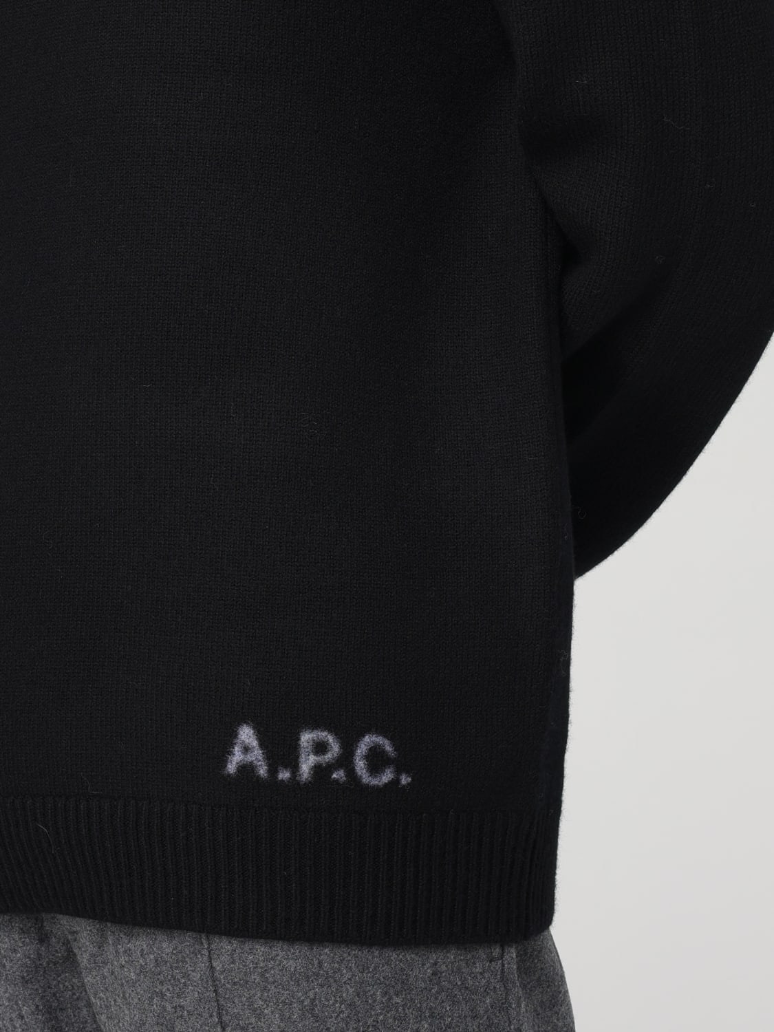 A.P.C. SWEATER: Sweater men A.P.C., Black - Img 3