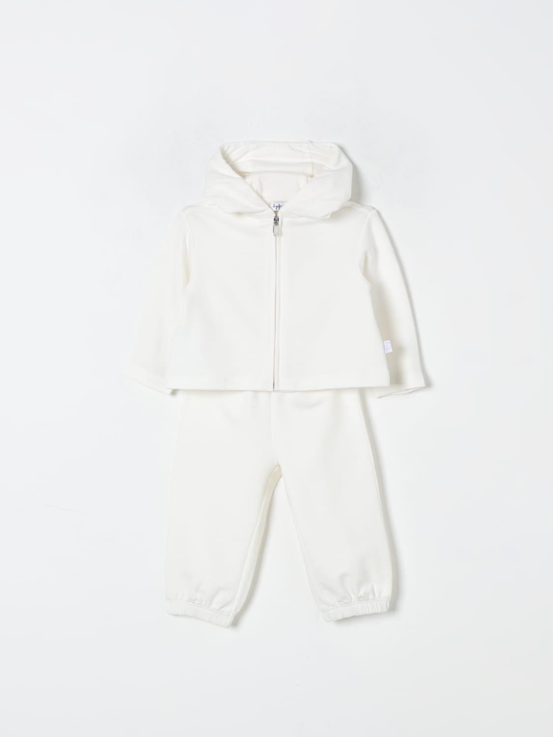 IL GUFO TRACKSUITS: Il Gufo hoodie + joggers set, White - Img 1