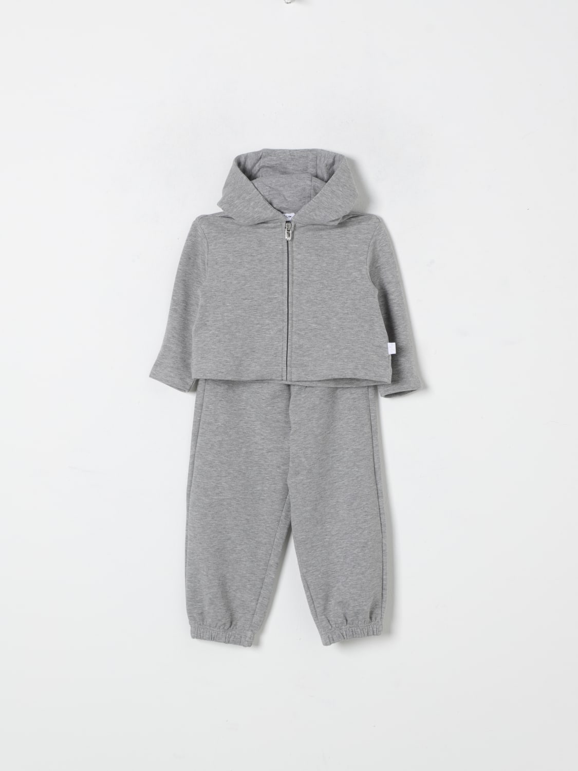 IL GUFO TRACKSUITS: Il Gufo hoodie + joggers set, Grey - Img 1