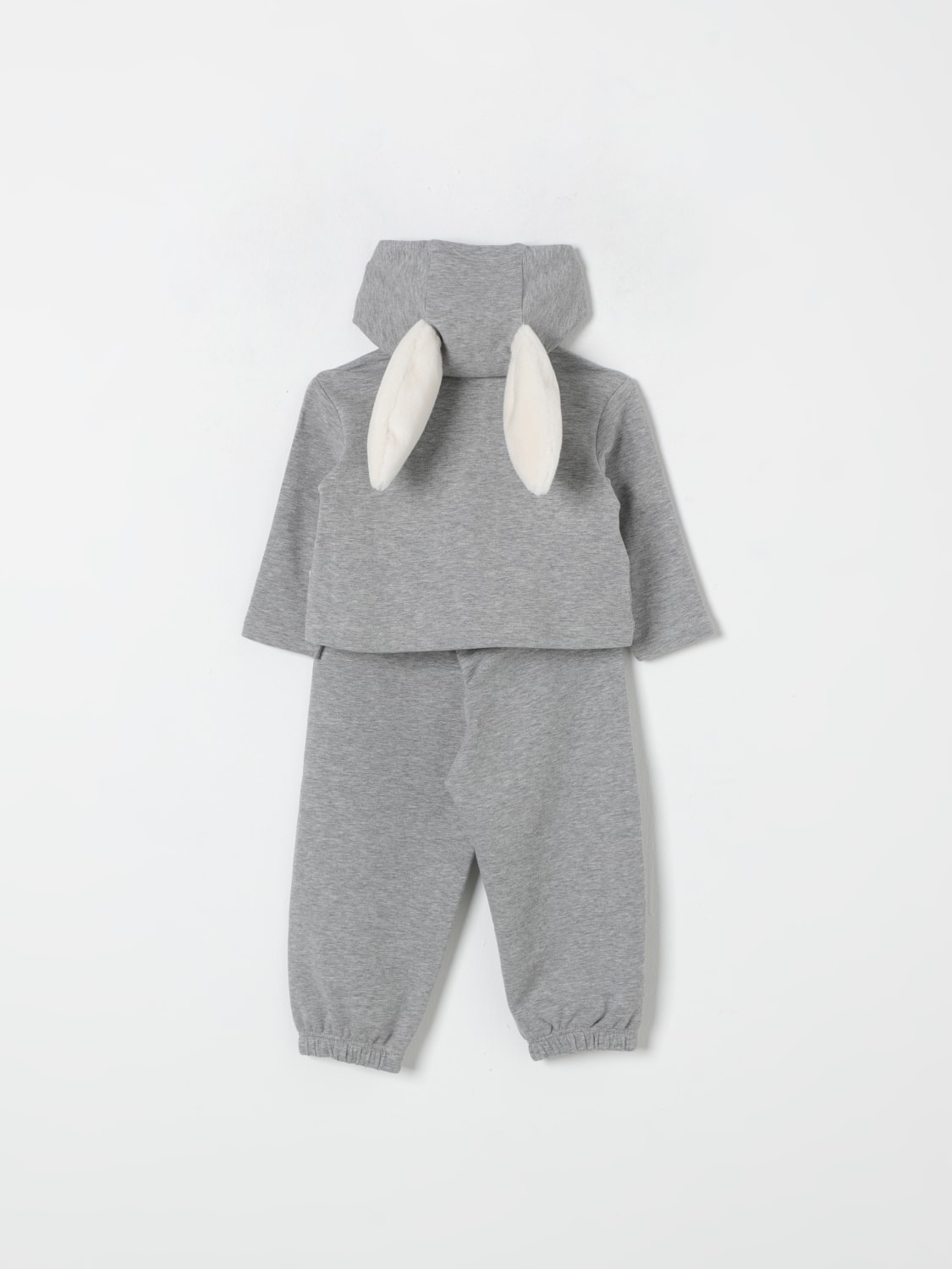 IL GUFO TRACKSUITS: Il Gufo hoodie + joggers set, Grey - Img 2