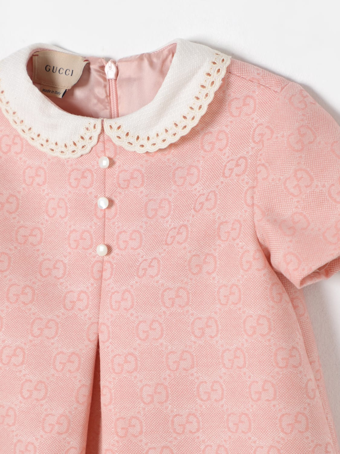 GUCCI ROMPER: Romper kids Gucci, Pink - Img 3