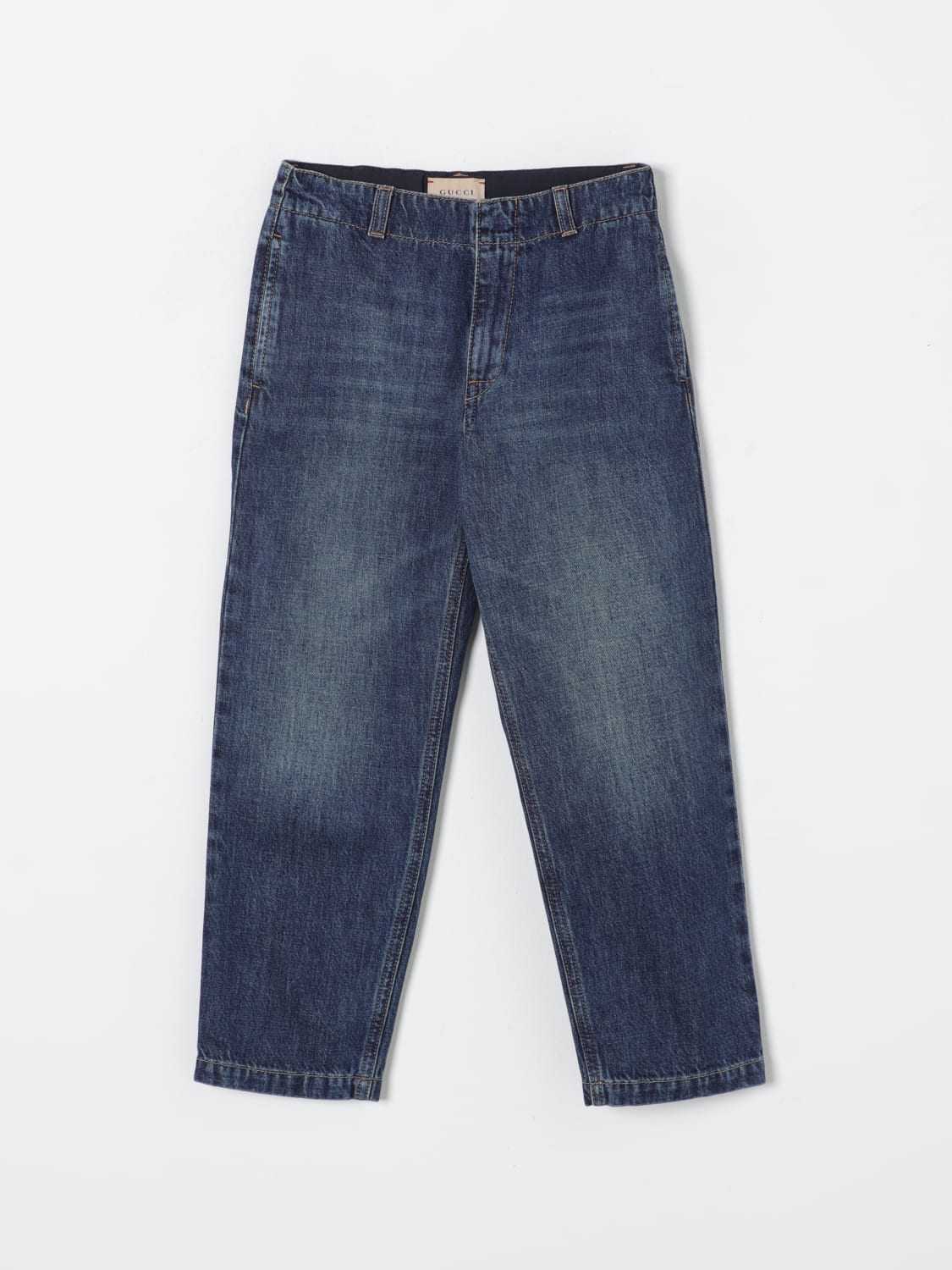 GUCCI PANTALONE: Pantalone Gucci in denim , Blue - Img 1