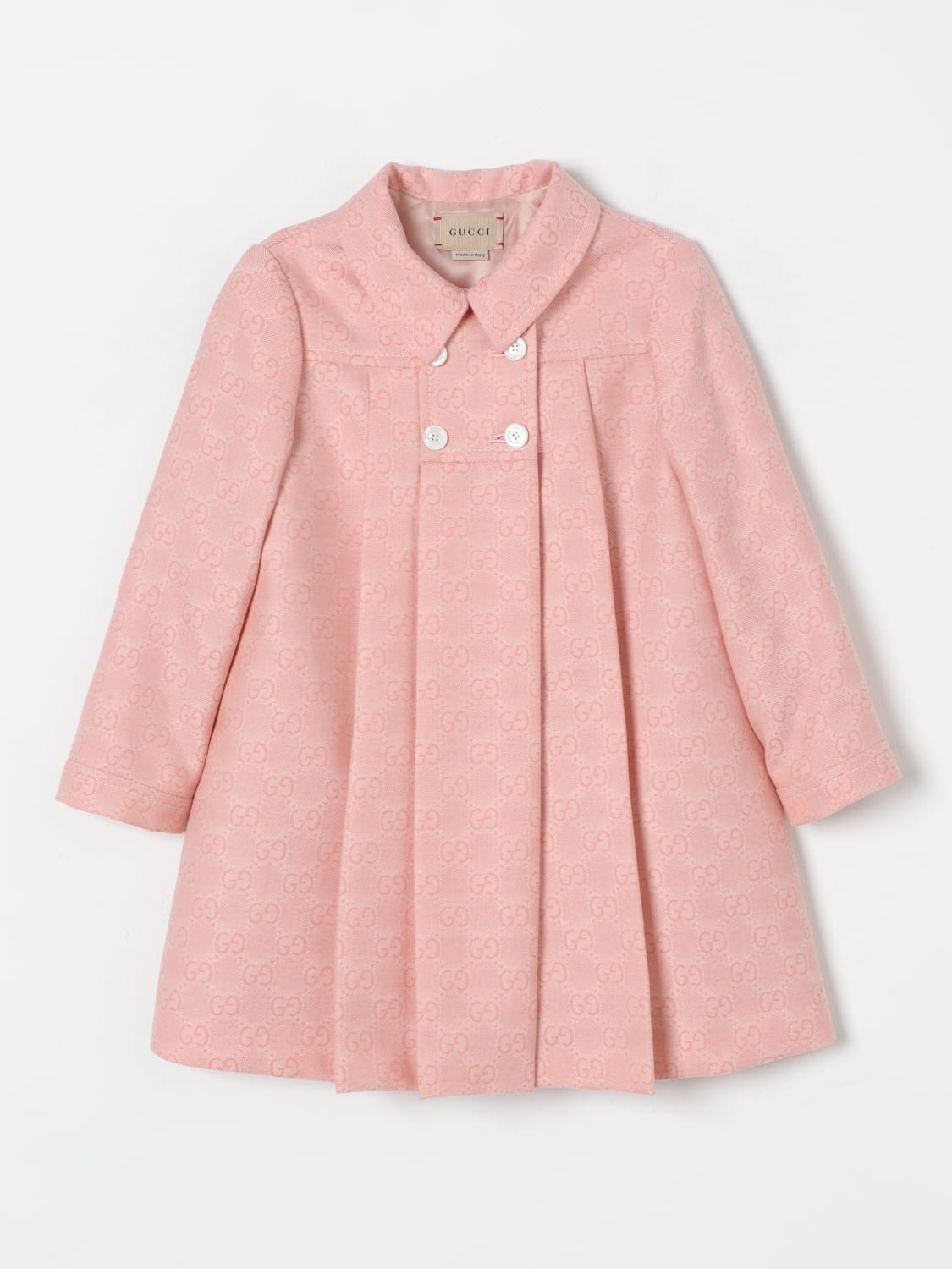 GUCCI CAPPOTTO: Cappotto GG Gucci, Rosa - Img 1