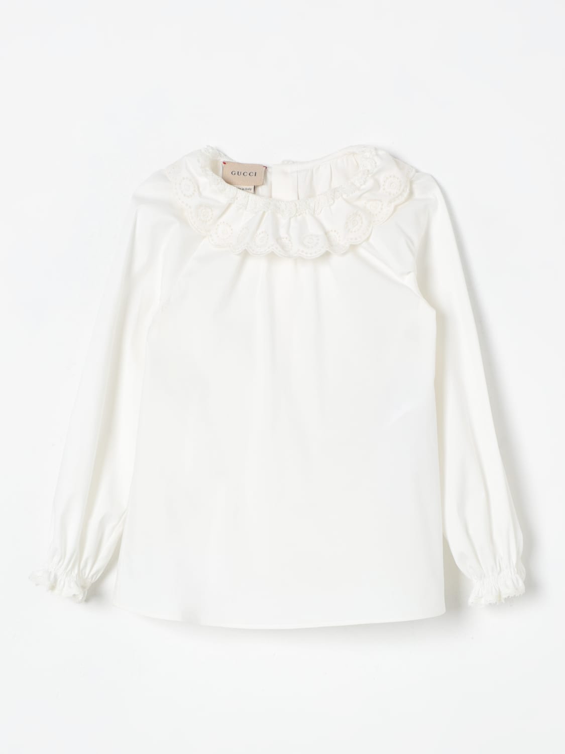 GUCCI CAMICIA: Camicia Gucci in piquet di cotone , Bianco - Img 1