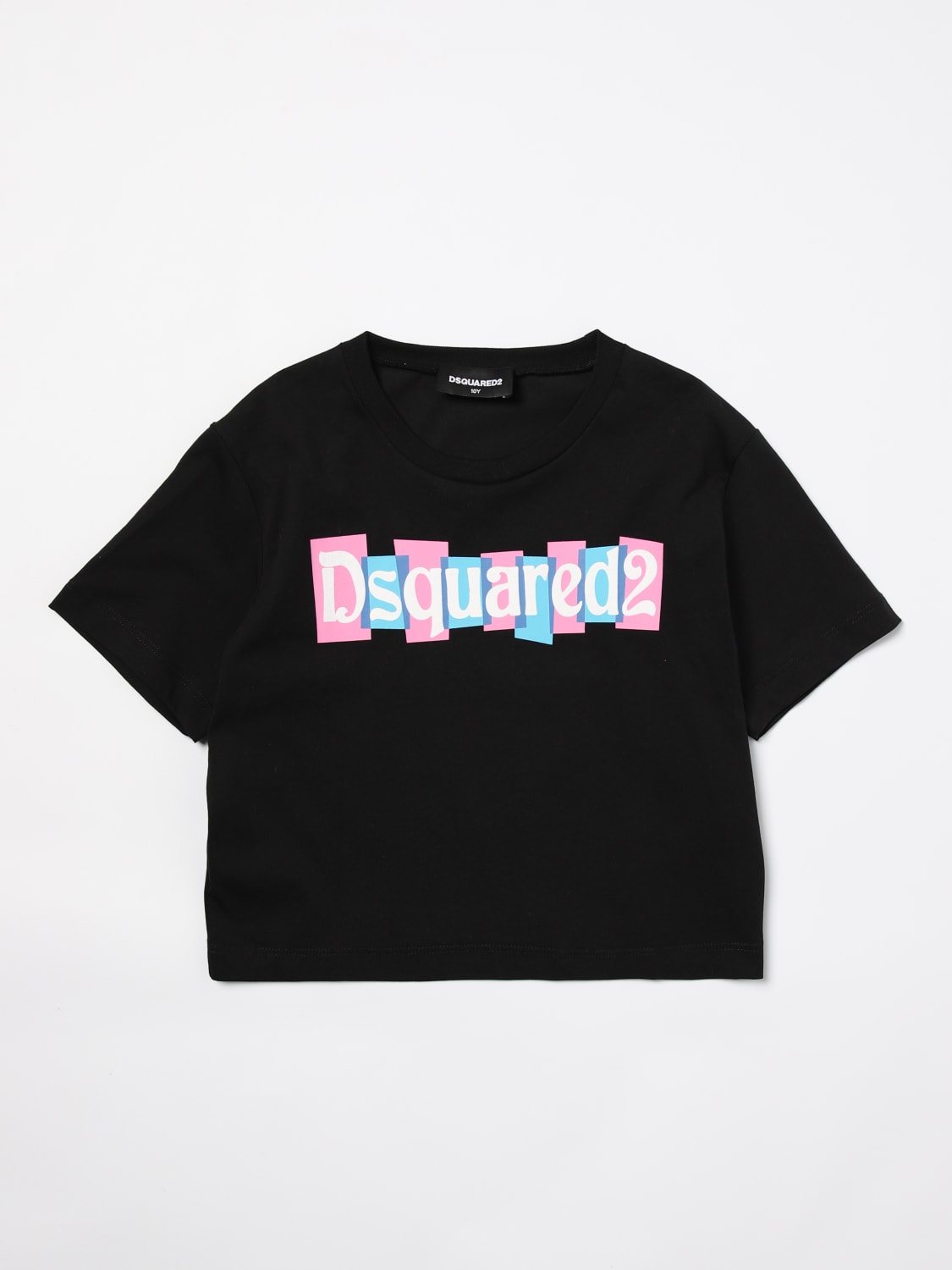 DSQUARED2 T-SHIRT: T-shirt enfant Dsquared2, Noir - Img 1