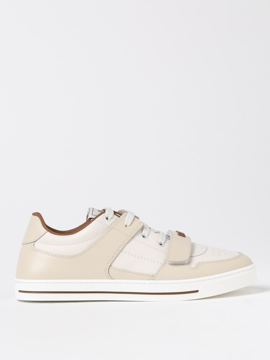 FENDI SNEAKERS: Sneakers kids Fendi, Cream - Img 1