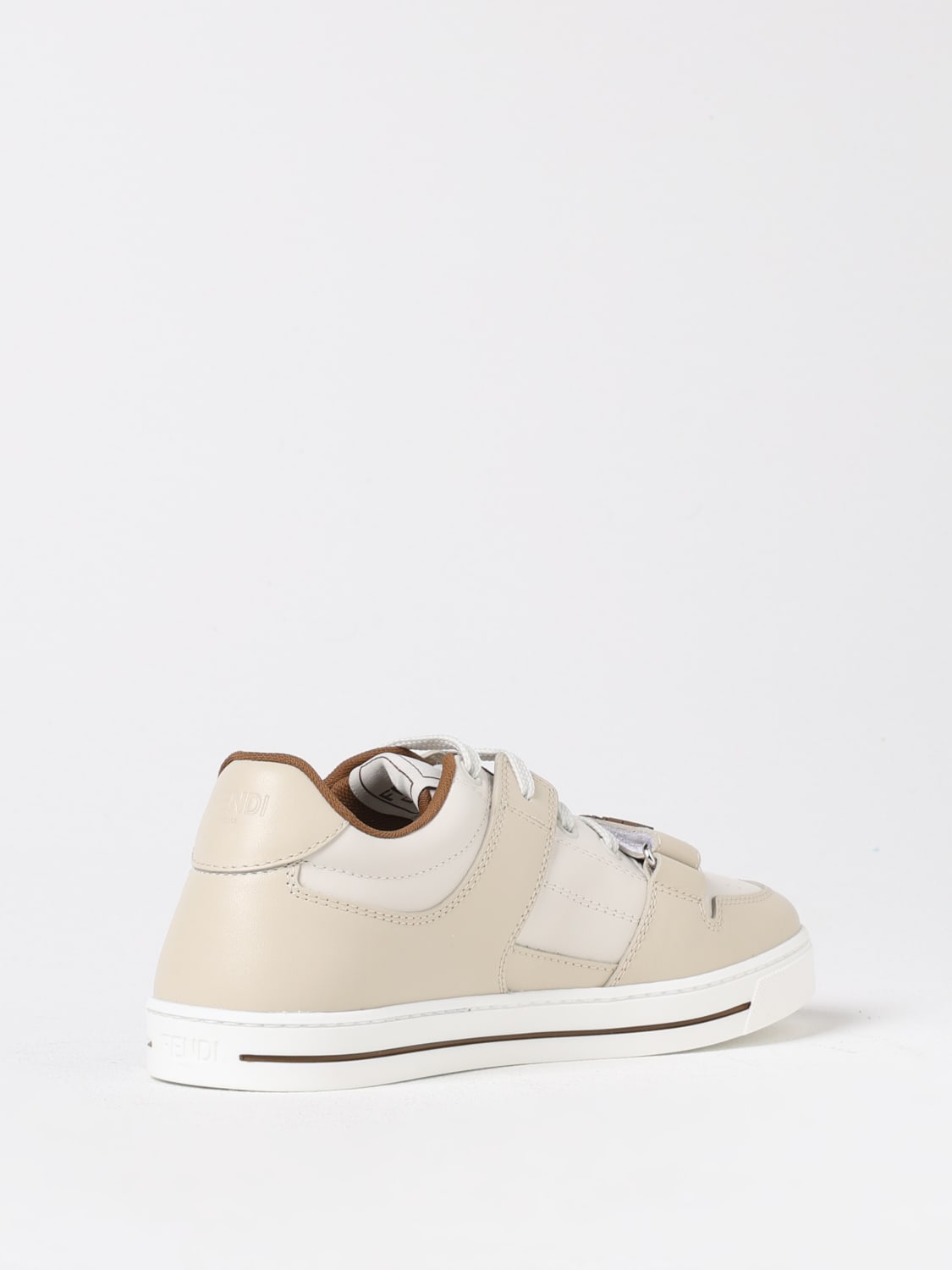 FENDI SNEAKERS: Sneakers kids Fendi, Cream - Img 3