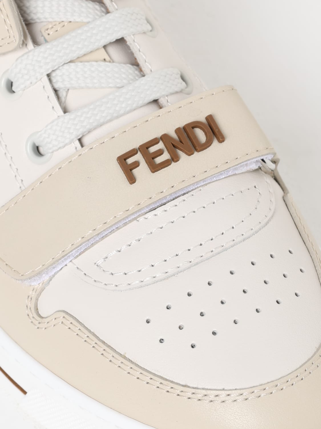 FENDI SNEAKERS: Sneakers kids Fendi, Cream - Img 4