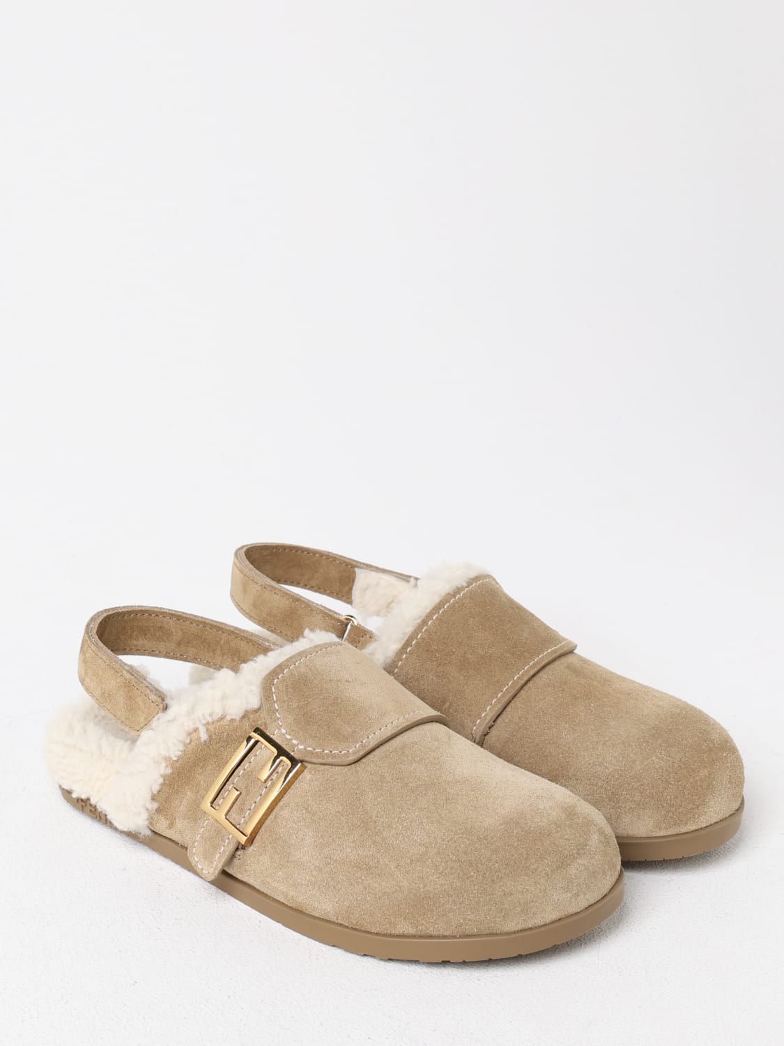 FENDI SHOES: Shoes kids Fendi, Beige - Img 2