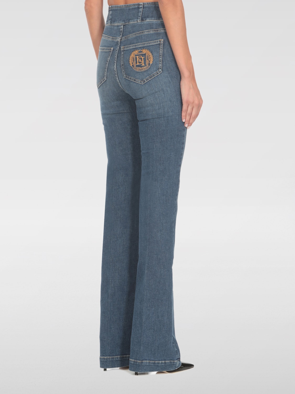 ELISABETTA FRANCHI JEANS: Jeans woman Elisabetta Franchi, Denim - Img 2