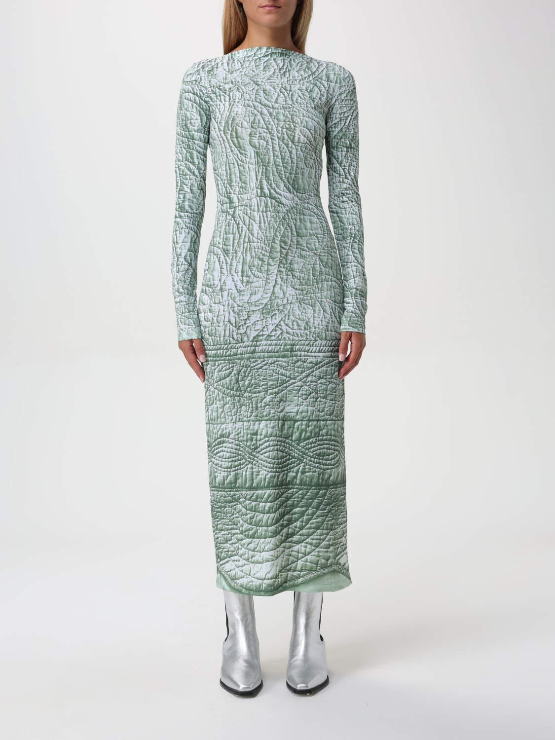 MM6 MAISON MARGIELA DRESS: Dress woman Mm6 Maison Margiela, Green - Img 1