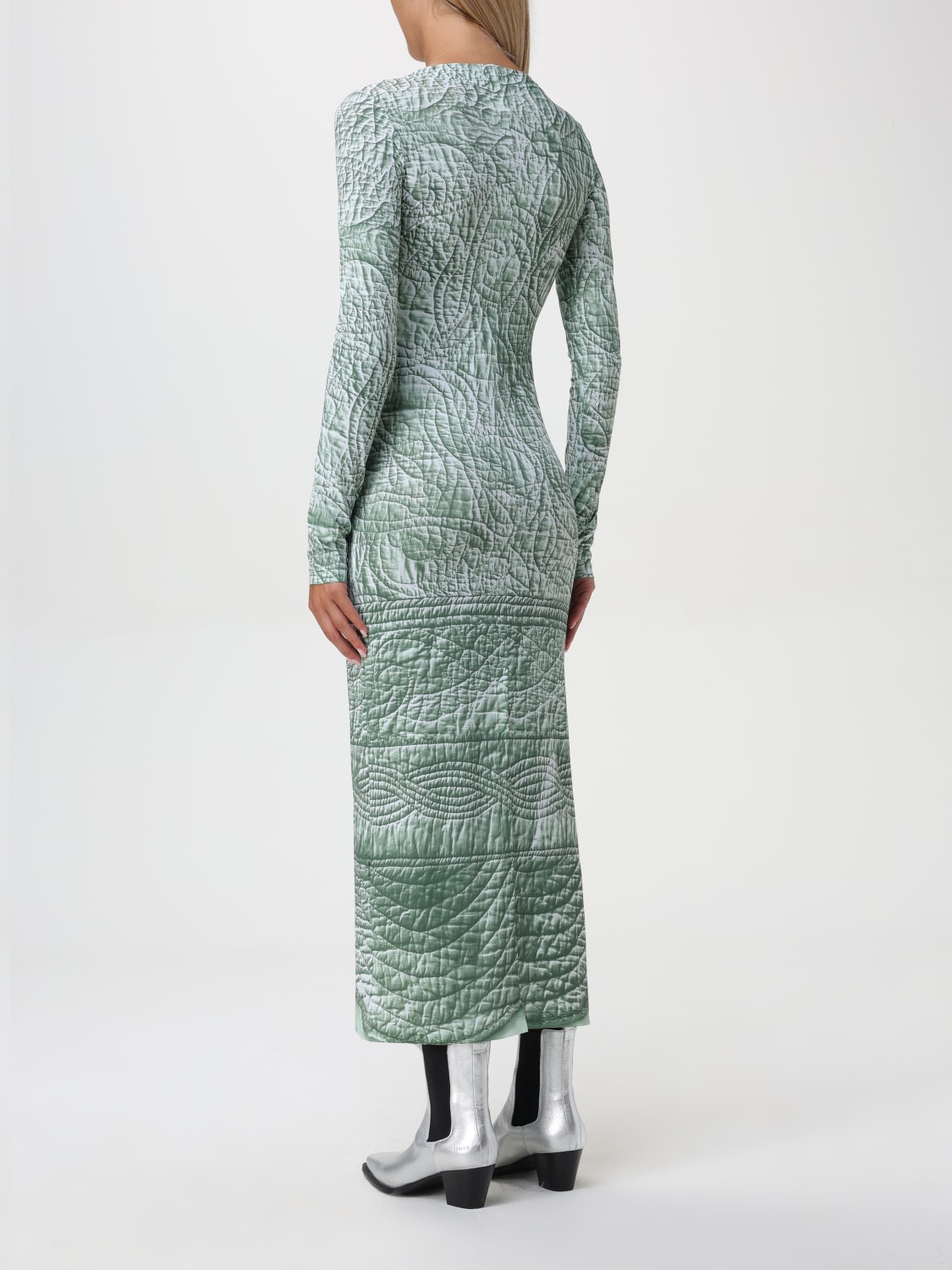 MM6 MAISON MARGIELA DRESS: Dress woman Mm6 Maison Margiela, Green - Img 2