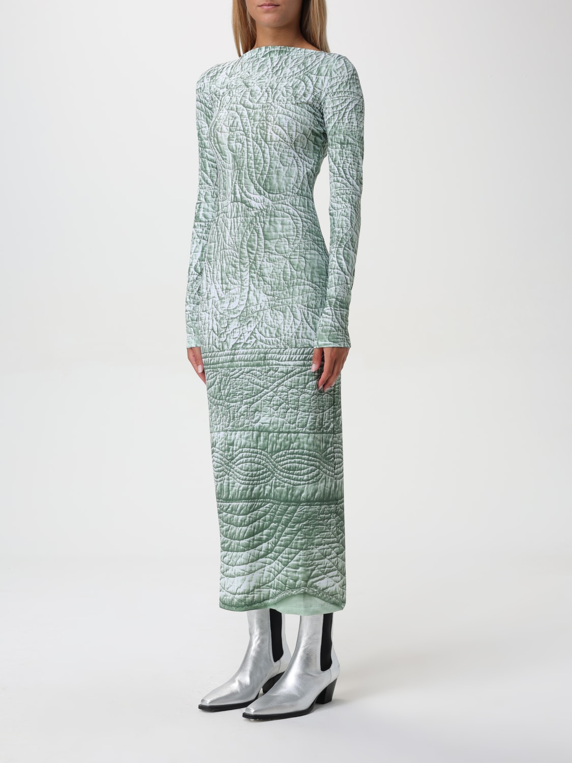 MM6 MAISON MARGIELA DRESS: Dress woman Mm6 Maison Margiela, Green - Img 3