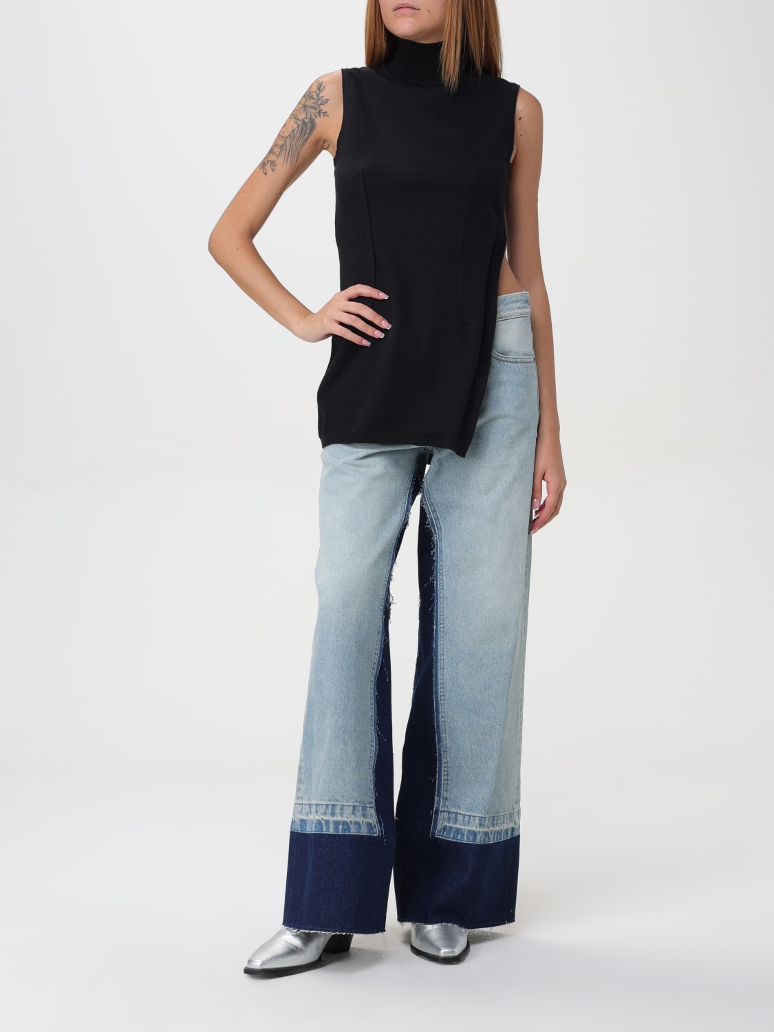 MM6 MAISON MARGIELA TOP: Top woman Mm6 Maison Margiela, Black - Img 2